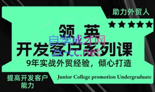 城哥·领英开发客户系列课-吾爱网创