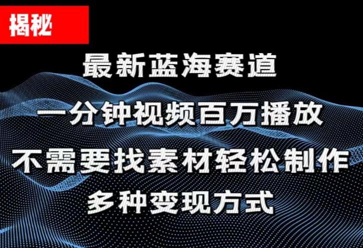 揭秘！一分钟教你做百万播放量视频，条条爆款，各大平台自然流，轻松月…-吾爱网创