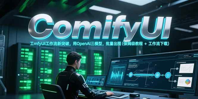 （15191期）ComfyUI工作流新突破，用OpenAI三模型，批量出图(保姆级教程+工作流下载)-吾爱网创