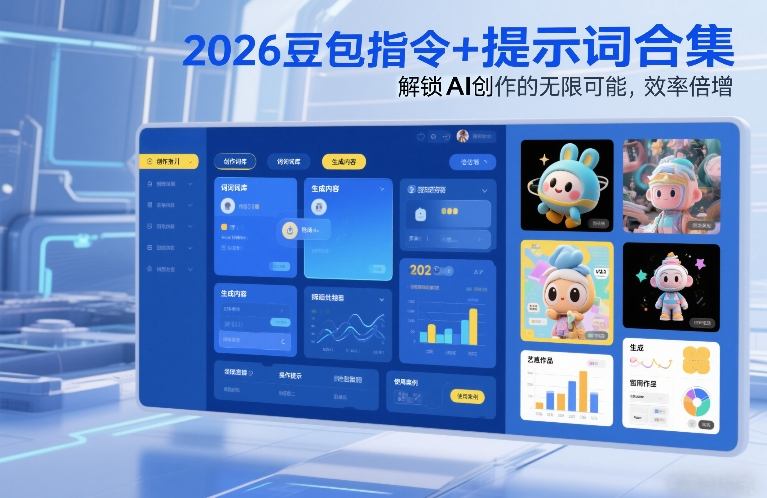 2026豆包指令+提示词合集，解锁AI创作的无限可能，效率倍增-吾爱网创