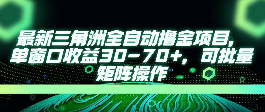 （14191期）最新三角洲全自动撸金项目，单窗口收益30-70+，可批量矩阵操作-吾爱网创