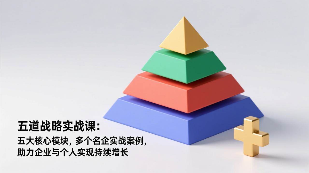 （17095期）五道战略实战课：五大核心模块，多个名企实战案例，助力企业与个人实现持续增长-吾爱网创