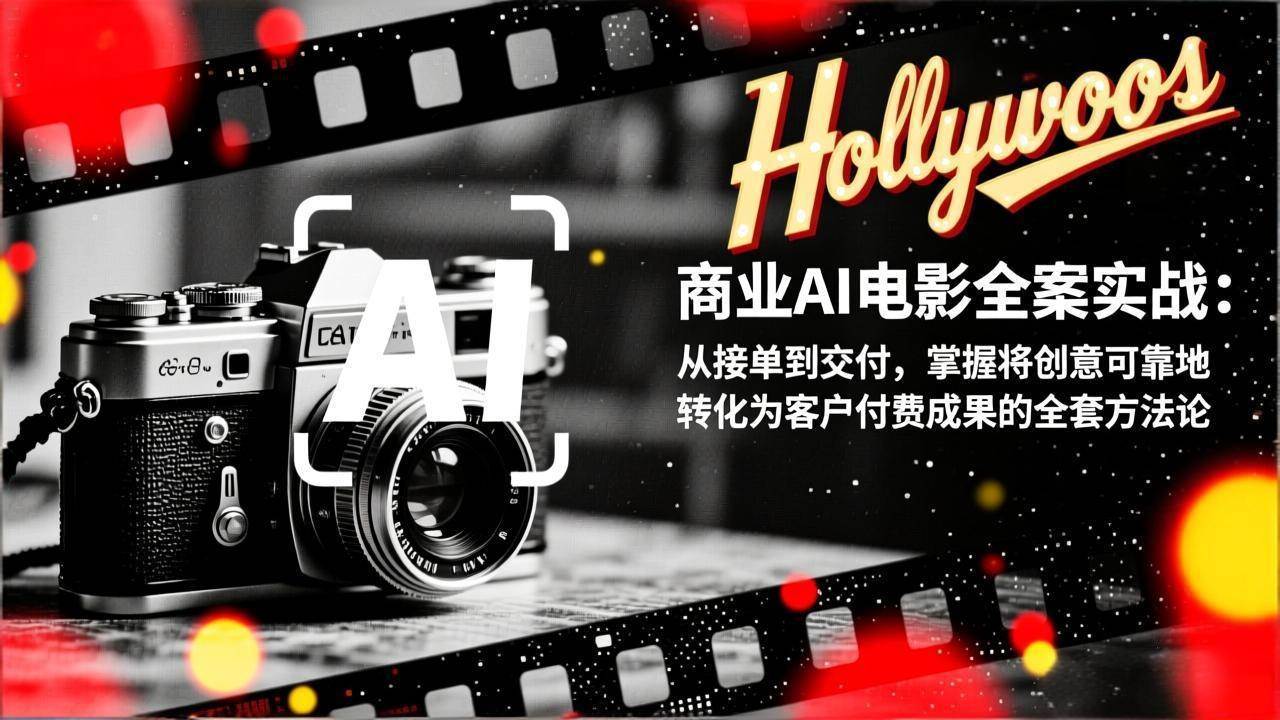 （17092期）商业AI电影全案实战：从接单到交付，掌握将创意可靠地转化为客户付费成果的全套方法论-吾爱网创