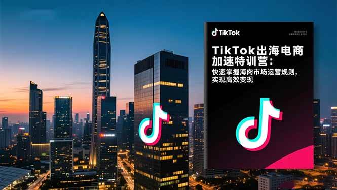 （16535期）TikTok出海电商加速特训营：快速掌握海外市场运营规则，实现高效变现-吾爱网创