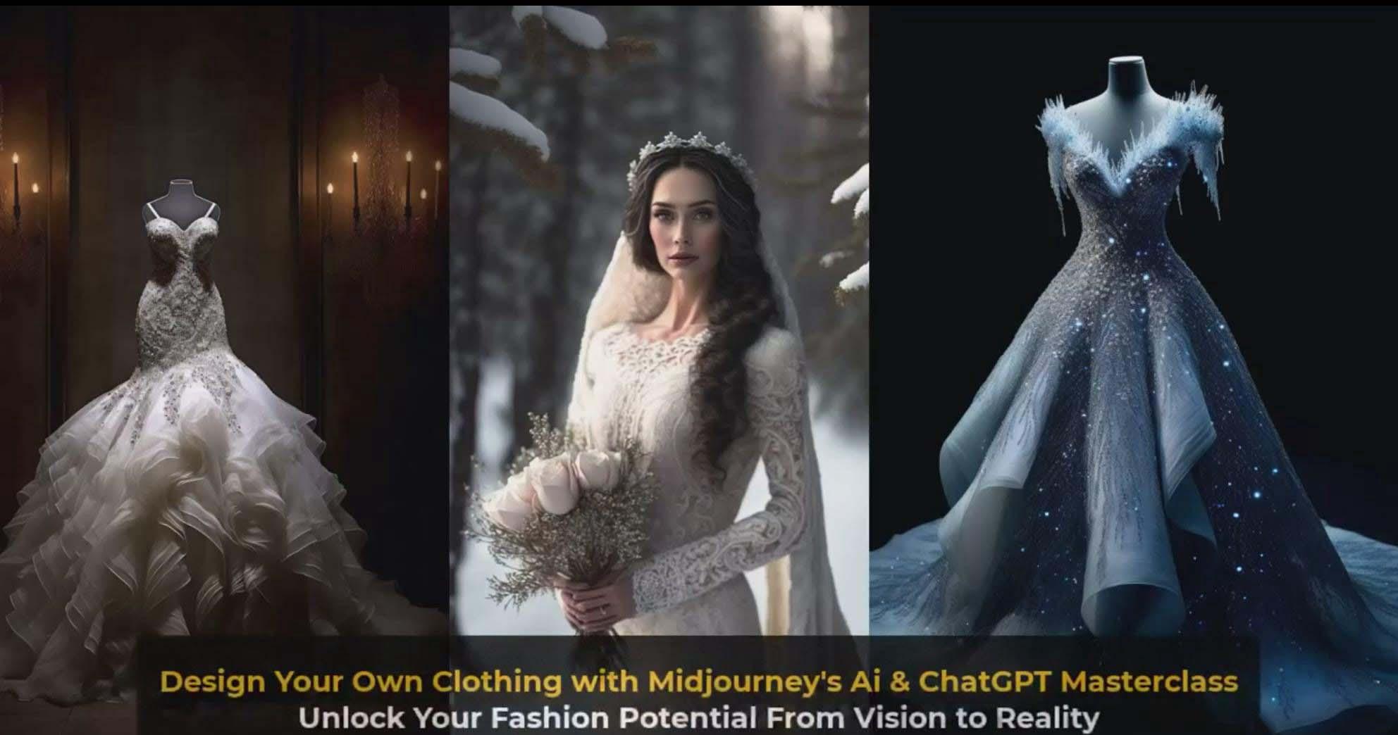 图片[7]-利用 Midjourneys Ai 人工智能设计自己的服装AI大师班-10节课-中英字幕-吾爱网创