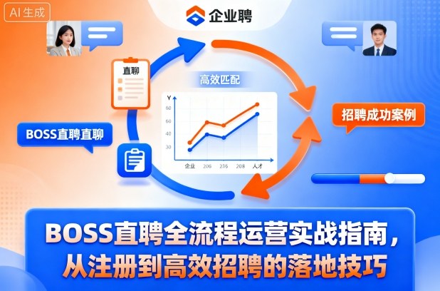 BOSS直聘全流程运营实战指南，从注册到高效招聘的落地技巧-吾爱网创