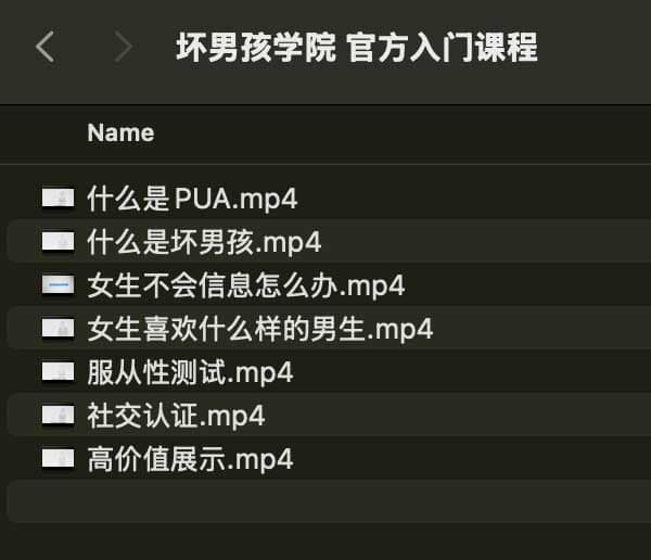 坏男孩学院 官方入门课程-吾爱网创