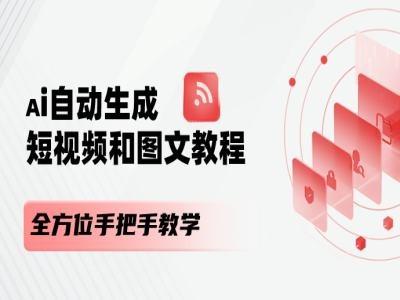 AI自动生成短视频和图文课程，全方位手把手教学-吾爱网创