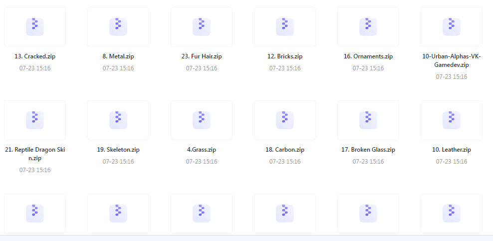 【素材分享】实用教程+素材 Zbrush与Blender表面纹理合集-吾爱网创