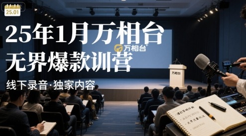 25年1月万相台无界爆款特训营线下录音-吾爱网创