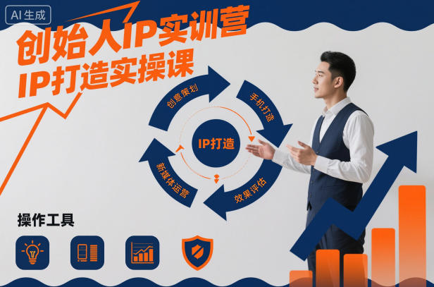 创始人IP实训营,IP打造实操课-吾爱网创