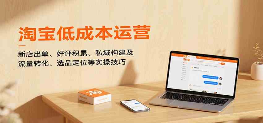 淘宝低成本运营，新店出单、好评积累、私域构建及流量转化、选品定位等（更新10月）-吾爱网创