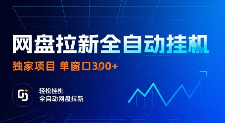 网盘拉新全自动挂G,独家项目,全自动运行完成拉新做任务,单窗口3张+【揭秘】-吾爱网创