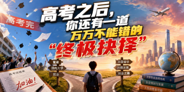 付费文章:高考之后,你还有一道万万不能错的“终极抉择”-吾爱网创