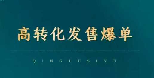 高转化发售爆单，引爆私域成交，打破运营全链-吾爱网创