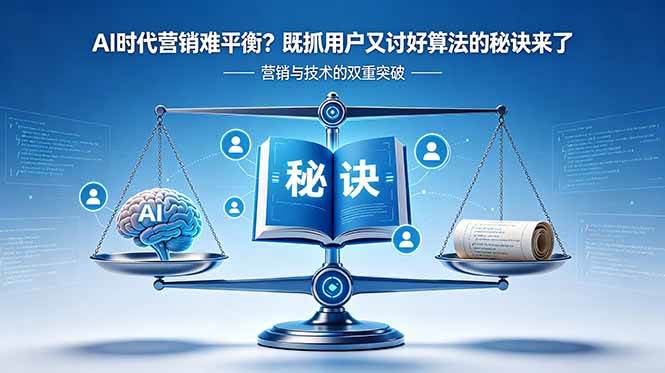 (18600期)AI时代营销难平衡?既抓用户又讨好算法的秘诀来了【原创双语字幕】-吾爱网创