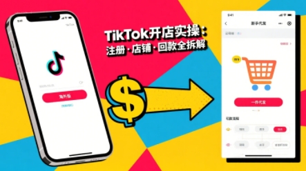 TikTok从开店到投流的进阶课，从基础实操到高阶技巧一网打尽-吾爱网创