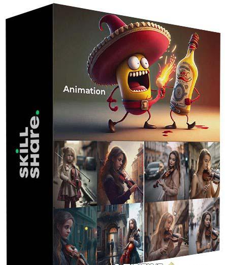 图片[1]-掌握 MidJourney V5 AI + ChatGPT创建一致的角色设计图像-22节课-中英字幕-吾爱网创