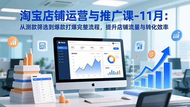 （16714期）淘宝店铺运营与推广课-11月：从测款筛选到爆款打爆完整流程，提升店铺流量与转化效率-吾爱网创