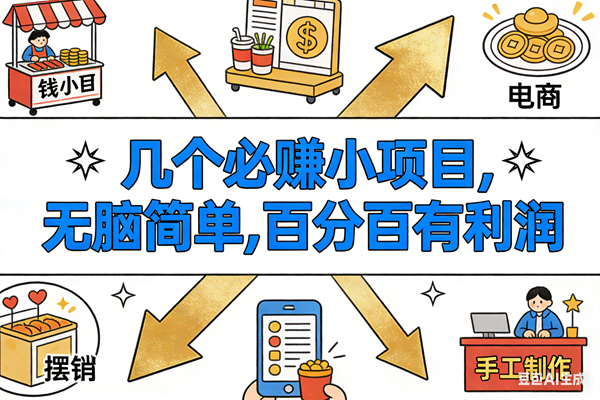 （16964期）9个必赚小项目，无脑简单，百分百有利润，副业首选，日入200+-吾爱网创