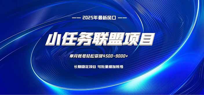 （16521期）小任务联盟项目：一台电脑每天只需10分钟，轻松简单稳定-吾爱网创