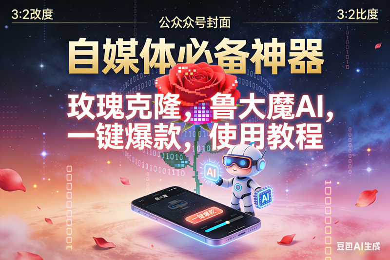 (16912期)玫瑰克隆神器,鲁大魔,ai,自媒体必备软件,一键爆款工具,详细教程-吾爱网创