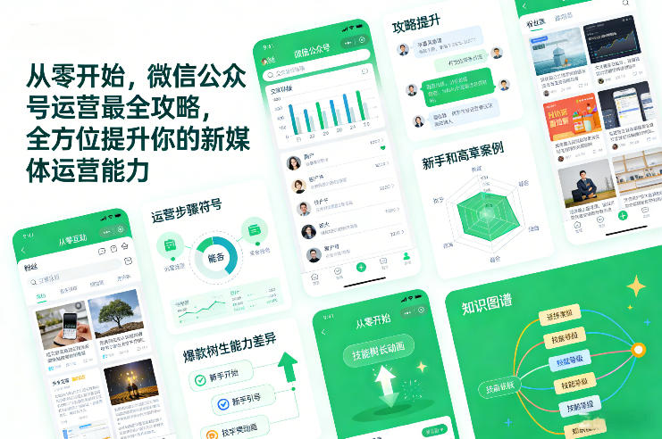 从零开始，微信公众号运营最全攻略，全方位提升你的新媒体运营能力-吾爱网创