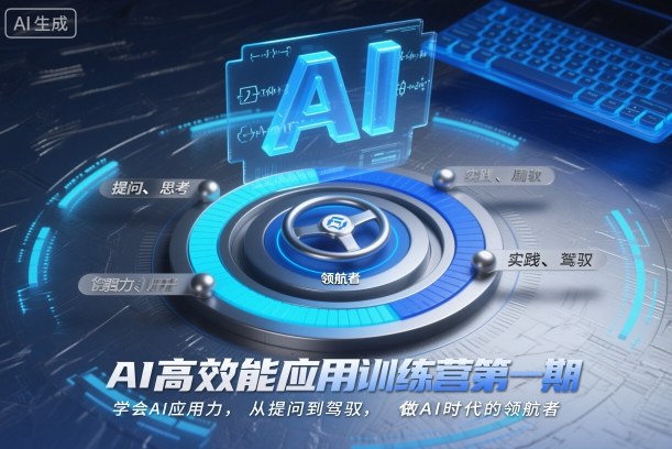 AI高效能应用训练营第一期,学会AI应用力,从提问到驾驭,做AI时代的领航者-吾爱网创