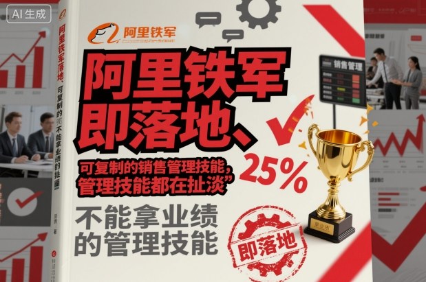 阿里铁军即落地、可复制的销售管理技能，不能拿业绩的管理技能都在扯淡-吾爱网创