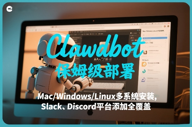 Clawdbot保姆级部署，从入门介绍、Mac/Windows/Linux多系统安装，到Slack、Discord平台添加全覆盖-吾爱网创
