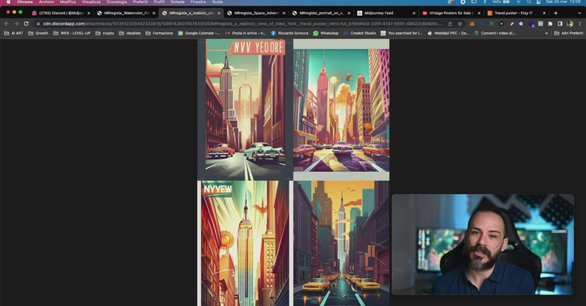 图片[10]-Midjourney AI人工智能创建和销售令人惊叹的海报教程-10节课-中英字幕-吾爱网创