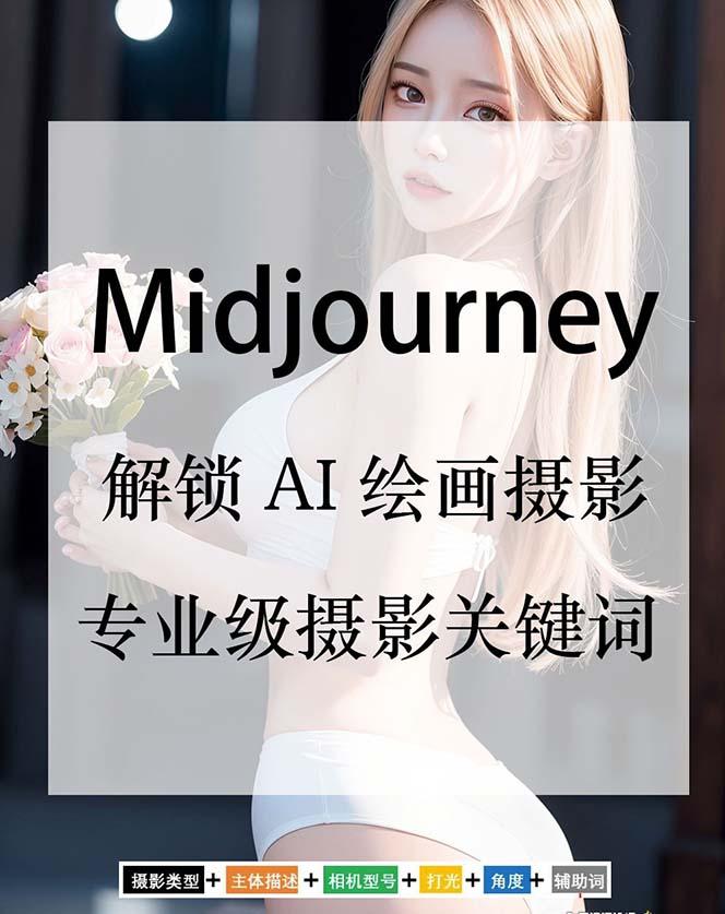 Midjourney关键词-解锁AI绘画专业级人工智能摄影关键词表-吾爱网创