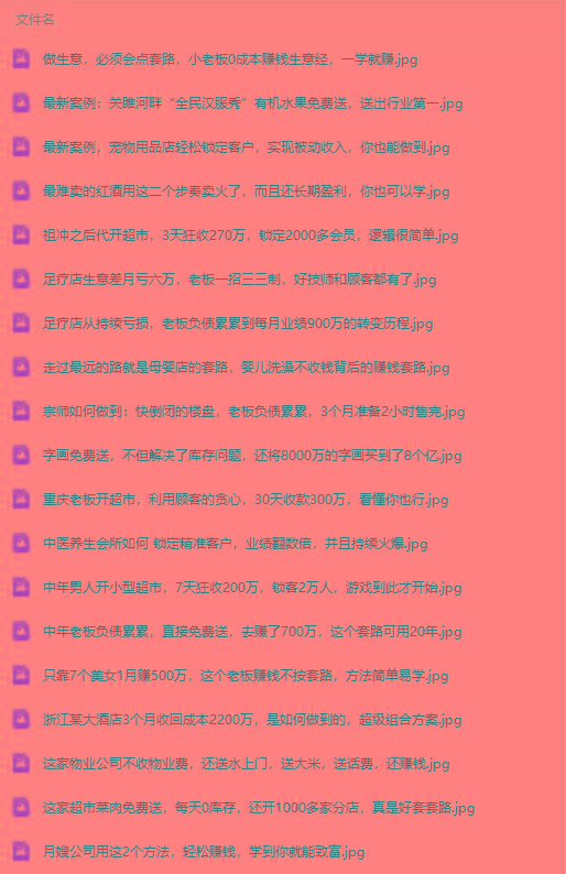 图片[3]-(9607期)真实有效391套商业模式，年入几十到几百万案例解析(电子书+视频+图文)-吾爱网创