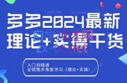 拼多多2024最新规则理论结合实际的干货-吾爱网创