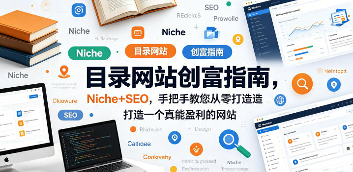 目录网站创富指南，Niche+SEO，手把手教您从零打造打造一个真能盈利的网站【原创双语字幕】-吾爱网创