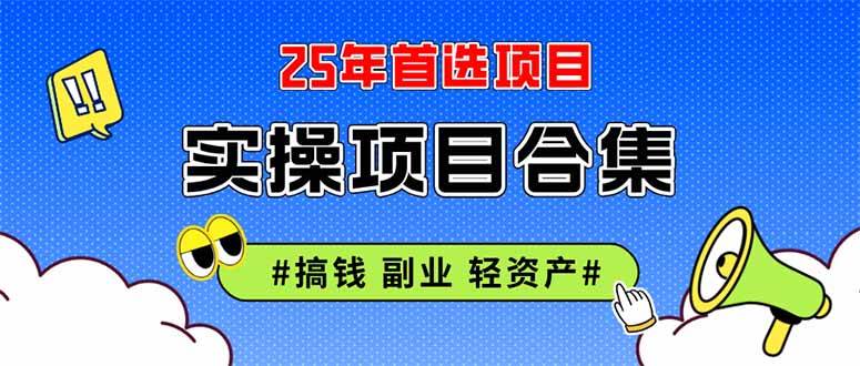 （14767期）2025实操项目合集 挂机类型 直播类型 轻资产创业类型 课程分享各项目介…-吾爱网创