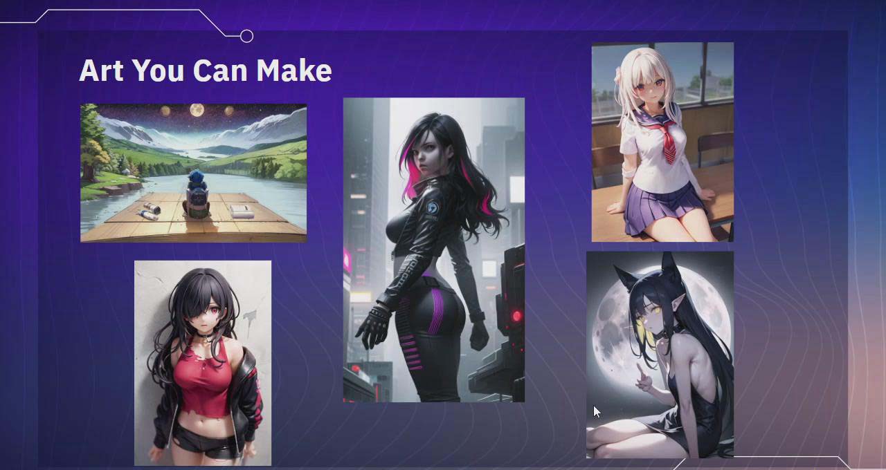 图片[5]-利用Stable Diffusion创建动漫艺术图像使用AI绘画赚钱-中英字幕-吾爱网创