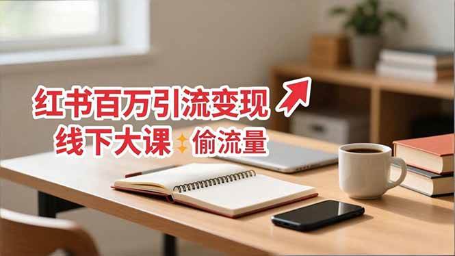 （16661期）小红书百万引流变现-11月线下大课：分享从0到百万引流路径，手把手教偷流量、拿结果-吾爱网创