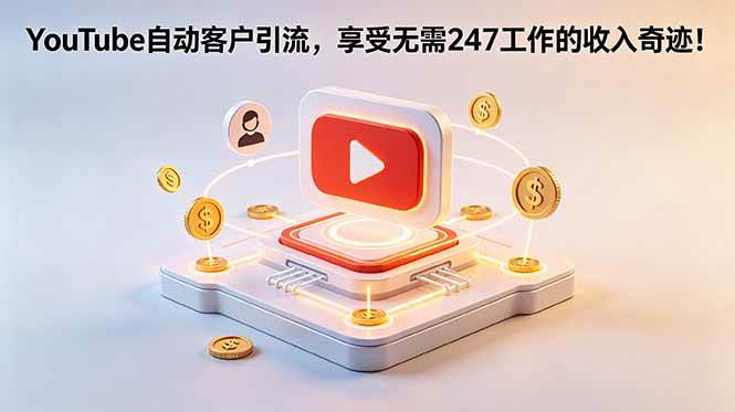 (18658期)YouTube 自动客户引流,享受无需 247 工作的收入奇迹!【原创双语字幕】-吾爱网创