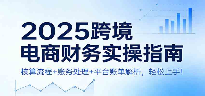 2025跨境电商财务实操指南:核算流程+账务处理+平台账单解析,轻松上手!-吾爱网创