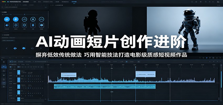 AI动画短片创作进阶:摒弃低效传统做法,巧用智能技法打造电影级质感短视频作品-吾爱网创
