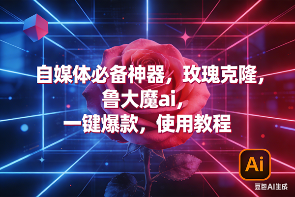 （17285期）玫瑰克隆神器，ai鲁大魔，自媒体必备工具，一键爆款神器，详细教程。-吾爱网创