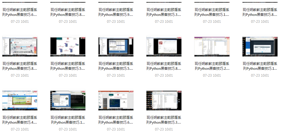 Python黑客技巧课程-吾爱网创
