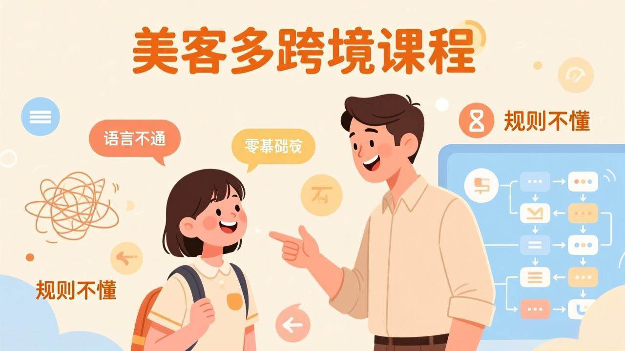 （17503期）怕语言不通、怕不懂规则？零基础小白也能做的美客多跨境课，手把手带你美客多开店稳赚-吾爱网创