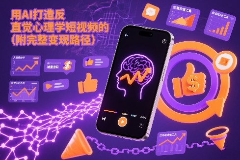 用AI打造“反直觉”心理学短视频的流量密码（附完整变现路径）-吾爱网创