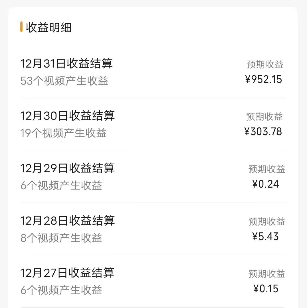 (8550期)每天半小时轻松月入过万，适合任意人群，小白无脑操作，AI条条原创视频-吾爱网创