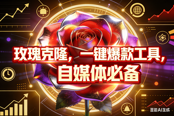 （17792期）玫瑰克隆，ai鲁大魔工具，自媒体必备神器，一键爆款，详细教程。-吾爱网创