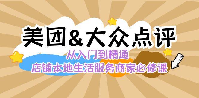 美团+大众点评 从入门到精通：店铺本地生活 流量提升 店铺运营 推广秘术 评价管理-吾爱网创