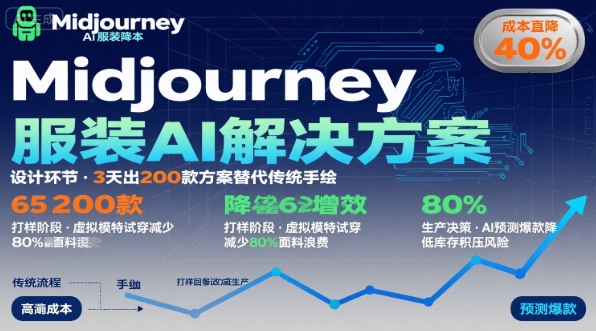 AI在服装领域的运用，使用midjourney做服装辅助企业降低成本-吾爱网创