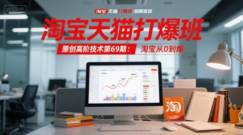 淘宝天猫打爆班原创高阶技术第69期:淘宝从0到爆-吾爱网创